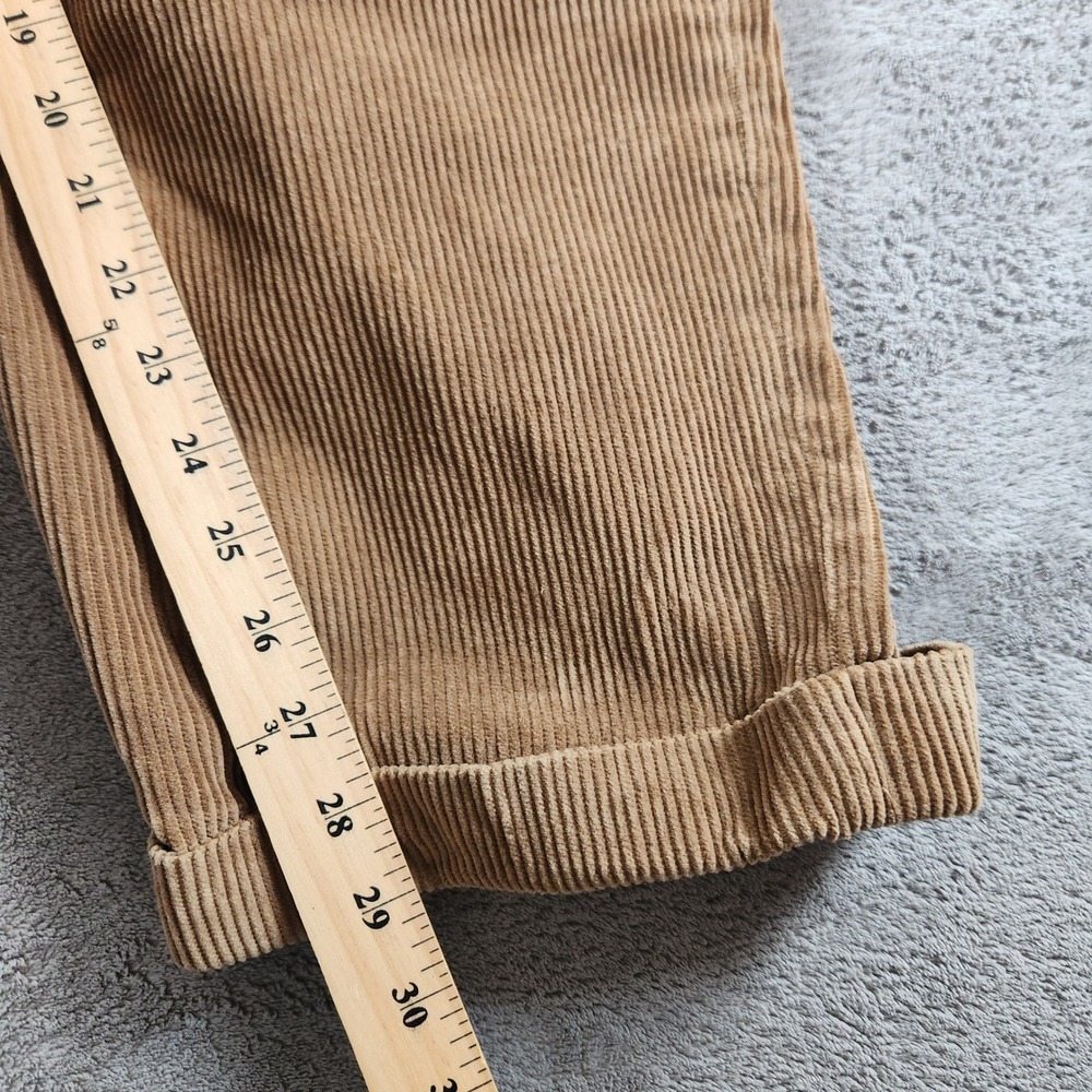 Brooks Brothers 346 Corduroy Pants Mens 38x30 Brown Pleated Wide Trousers - Picture 6 of 8